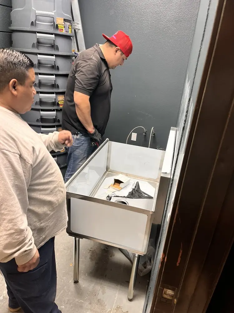 Commercial plumbing and sink installation in Lake Pointe